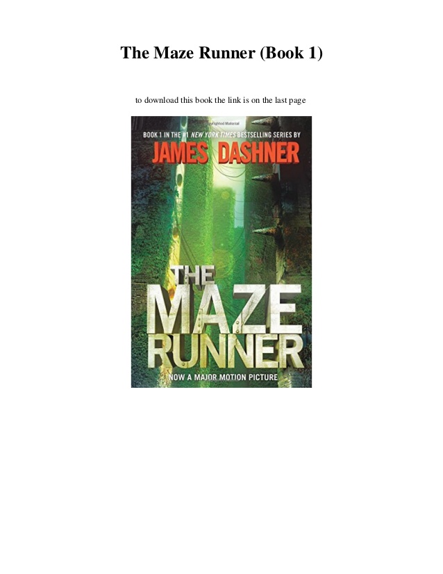 The Maze Runner Book Download